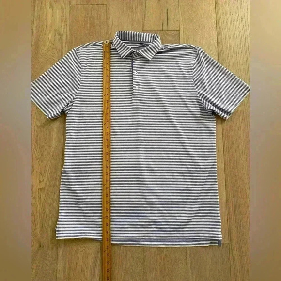 Johnnie O Mens Striped Polo Large - Picture 1 of 5